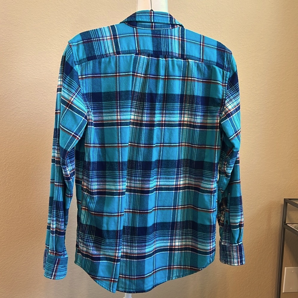 Men’s GAP Plaid Flannel Shirt Size S - Picture 6 of 10